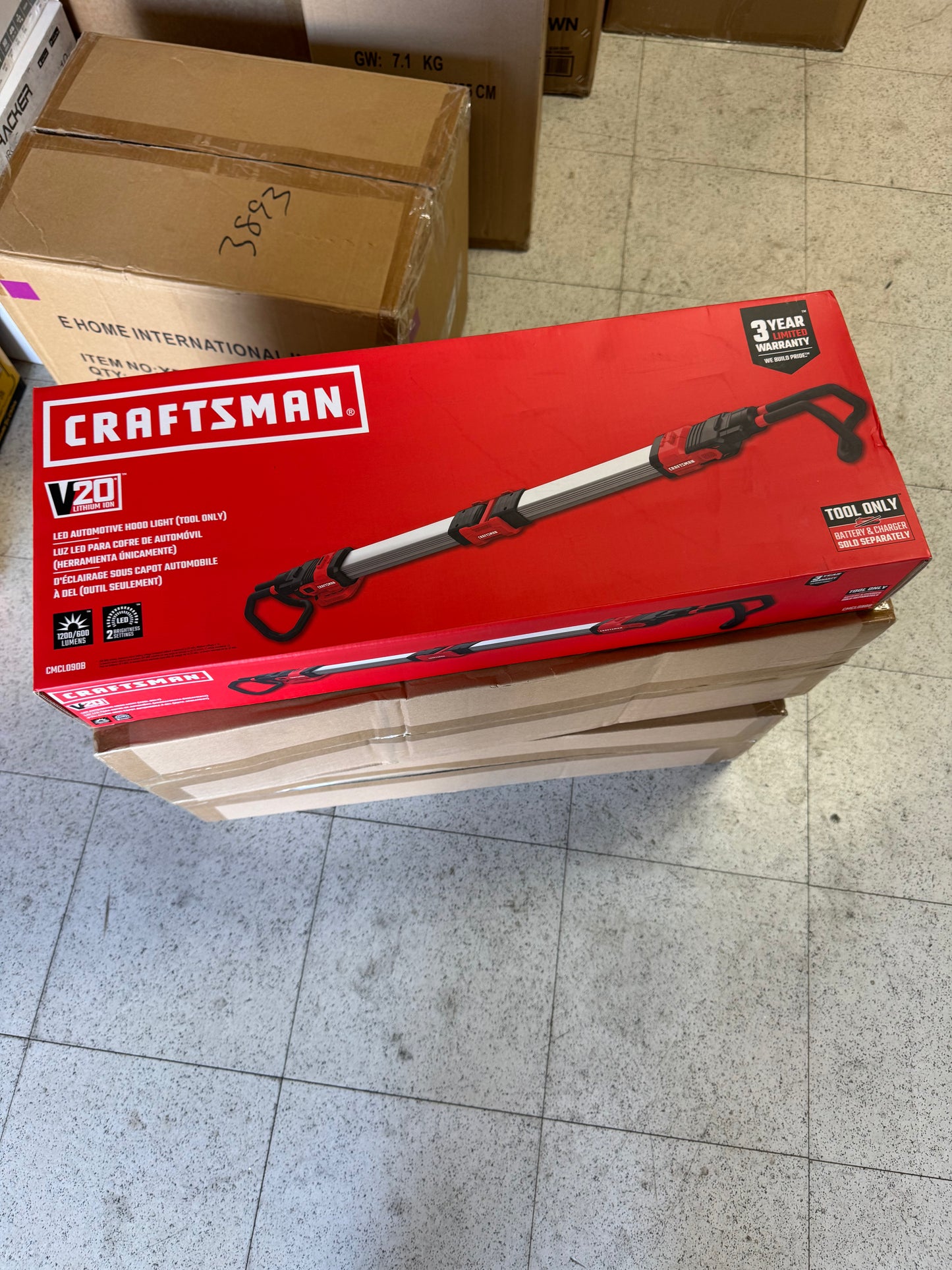 Craftsman 20v 1200 Lumens Portable Work Light (Tool Only)
