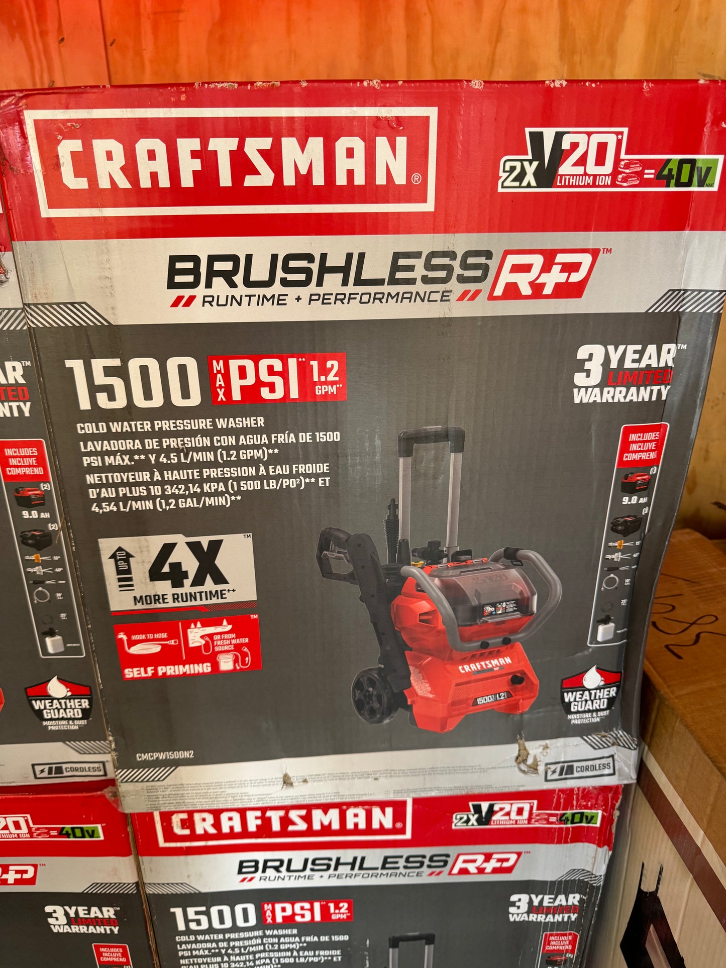 Craftsman 20v Brushless 1500 PSI 1.2 GPM Pressure Washer Kit