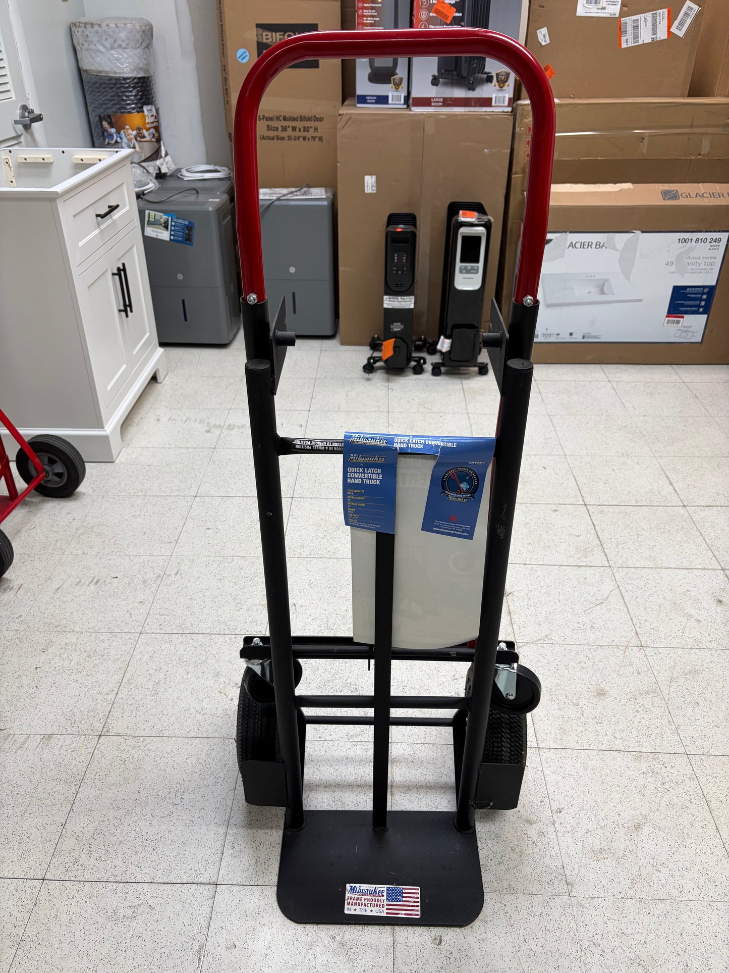 Milwaukee 800lbs 2-in-1 Convertible Hand Truck