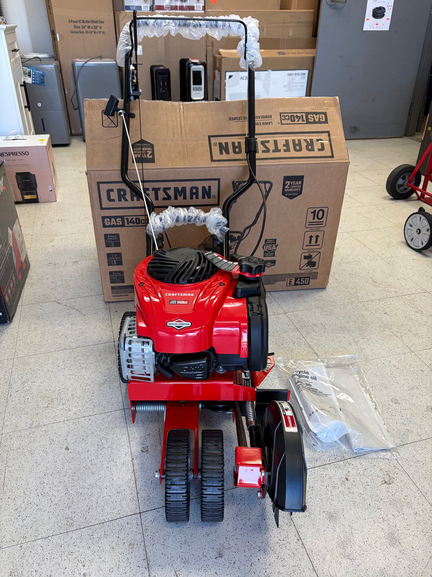 Craftsman 9” 140cc 4-Cycle Gas Walk Behind Edger