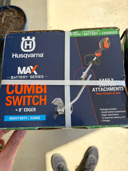 Husqvarna 330iKE 40v 8” Attachment Capable Lawn Edger Kit