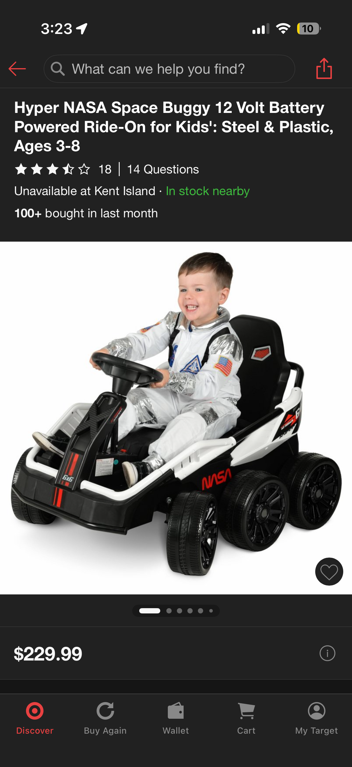 Hyper 12v NASA Buggy Ride On