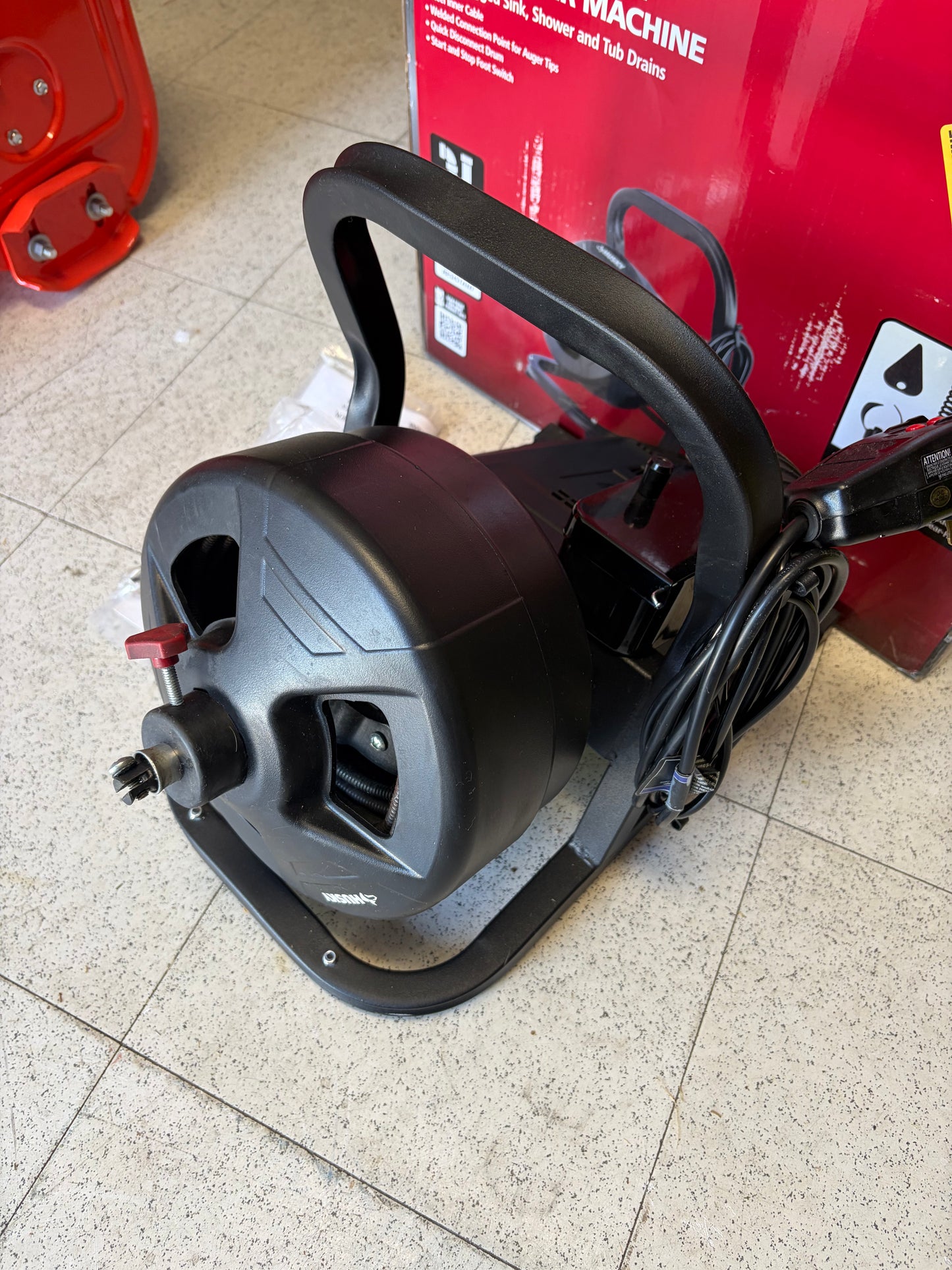 Husky 5/16” x 50ft Cable Drum Auger Machine