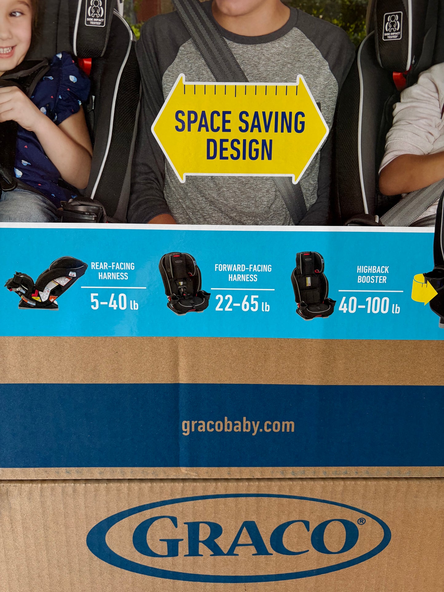 Graco SlimFit Camelot Fashion 3-in-1 Convertible Car Seat