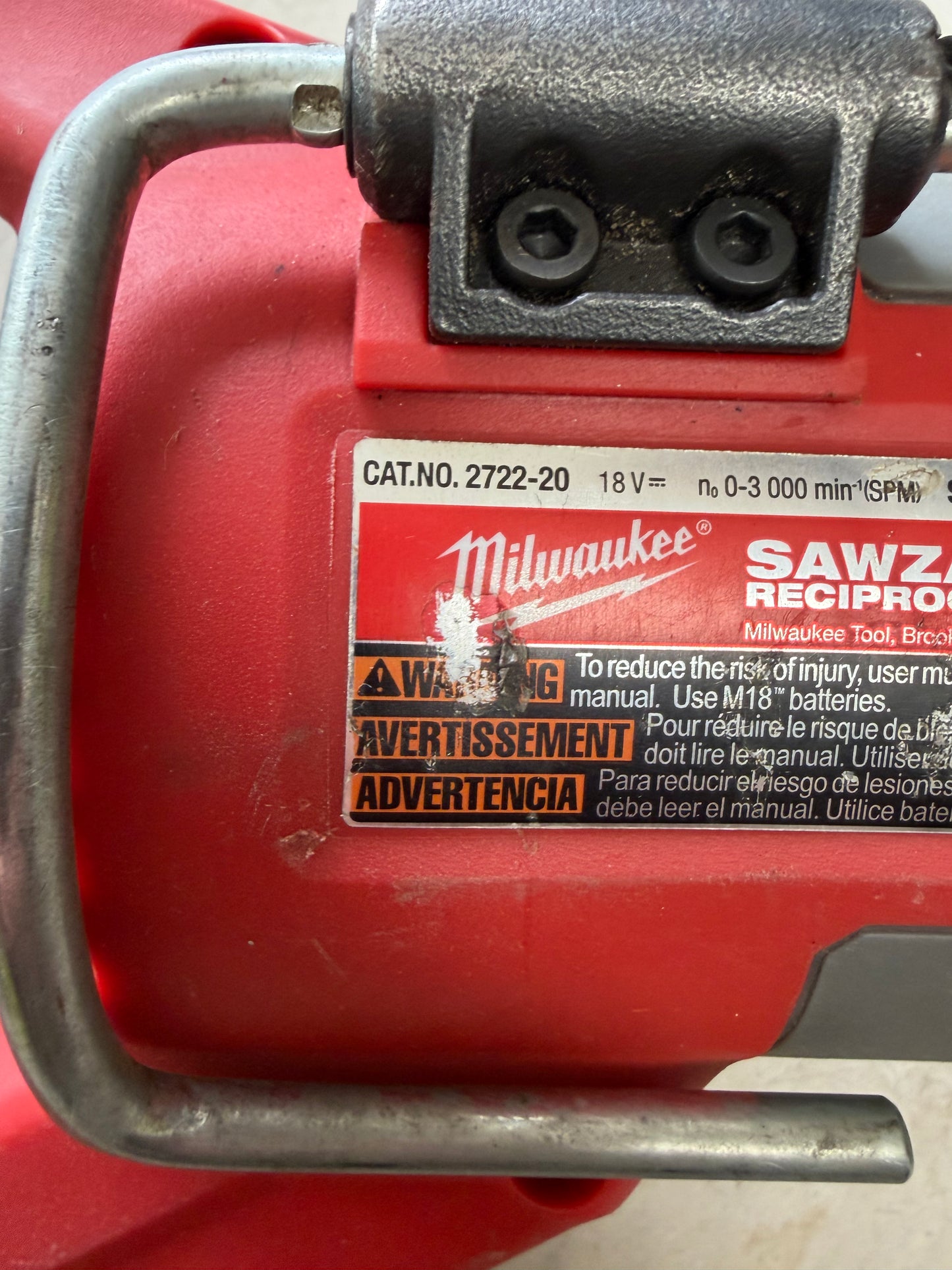 Milwaukee M18 Fuel Brushless Super SAWZALL (Tool Only)