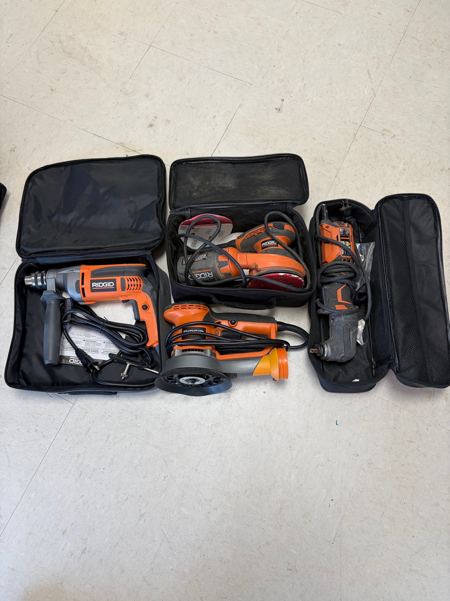 Ridgid Electric Corded Power Tools