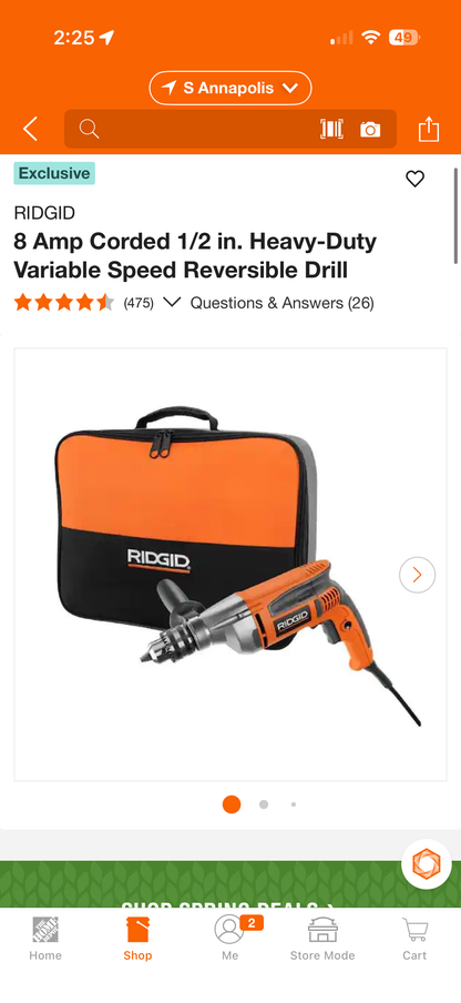 Ridgid Electric Corded Power Tools