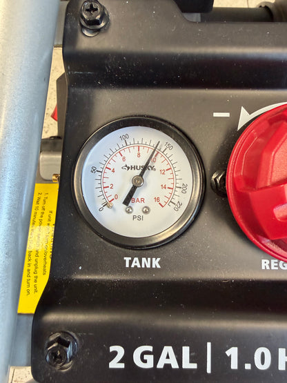 Husky 2G 135 PSI Quiet Jobsite Air Compressor