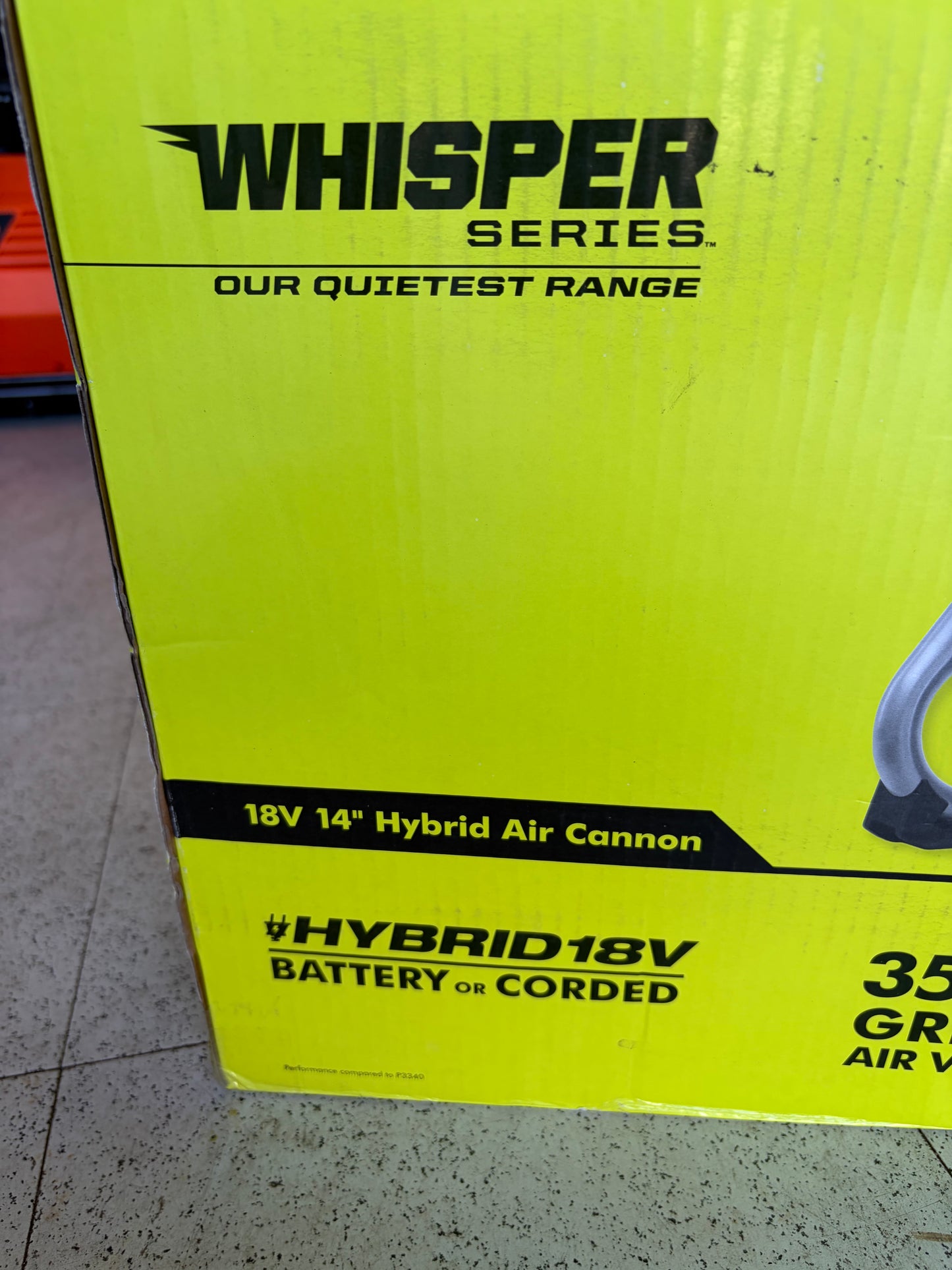 Ryobi One+ 18v Hybrid Whisper Series Air Canon Fan