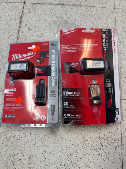 Milwaukee Rechargeable Headlamps