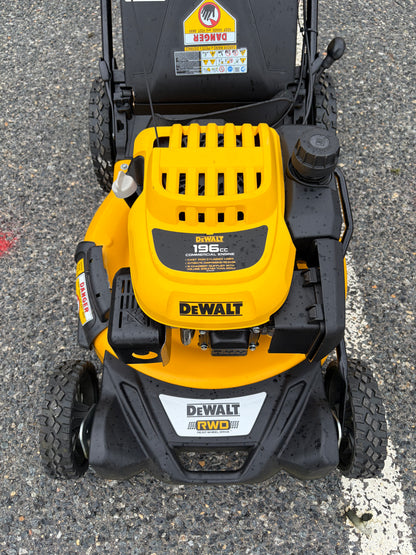 Dewalt 21” 196cc E-Gov RWD Self Propelled Gas Lawn Mower