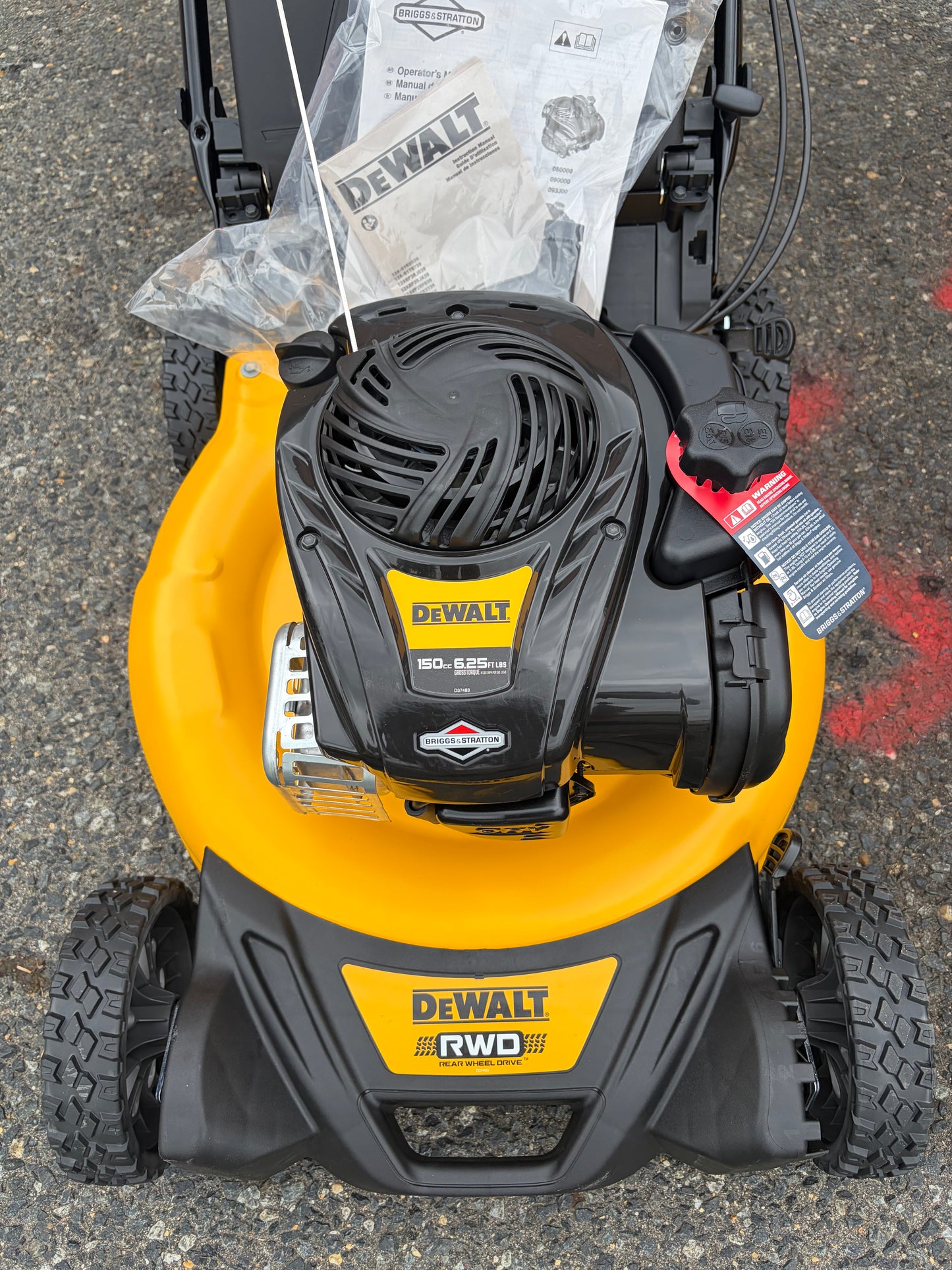 Dewalt 21” 150cc RWD Self Propelled Gas Lawn Mower