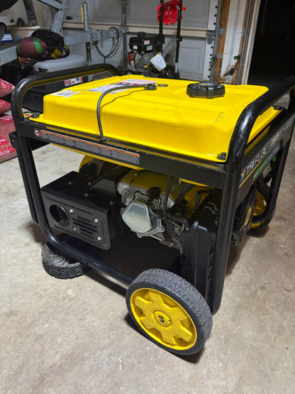 Champion 11,500/9200W Electric Start Tri-Fuel Portable Generator