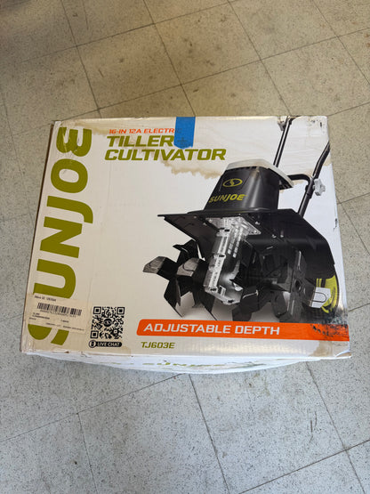 Sun Joe 16” 12-Amp Electric Garden Tiller/Cultivator
