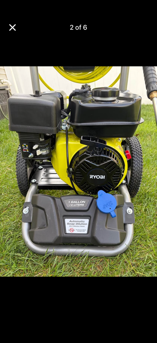 Ryobi 3300 PSI 2.4 GPM 212cc Gas Pressure Washer