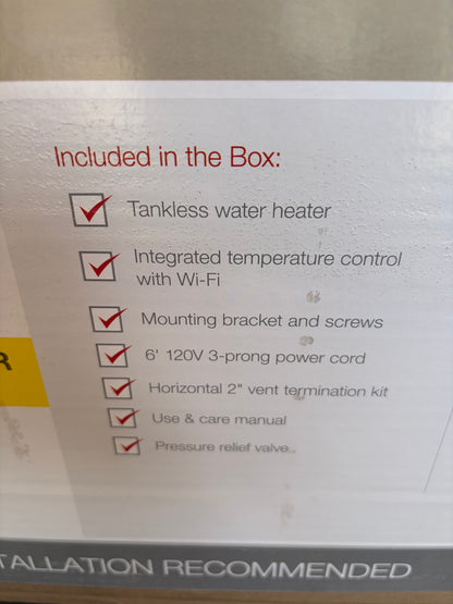 Rheem 9.5 GPM Smart Tankless Water Heater
