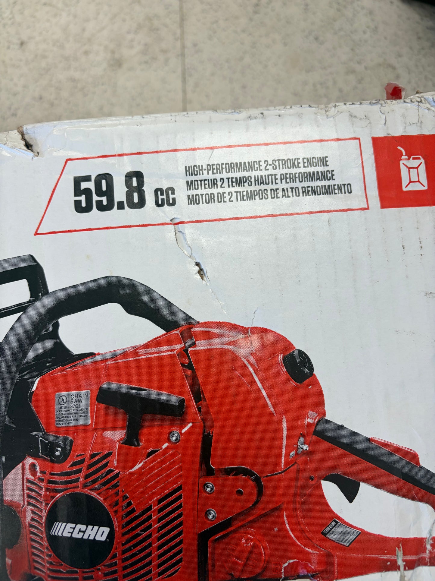 Echo CS-590 Timber Wolf 20” 59.8cc 2-Stroke Gas Chainsaw
