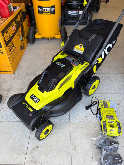 Ryobi One+ HP 18v PUSH Lawn Mower Kit