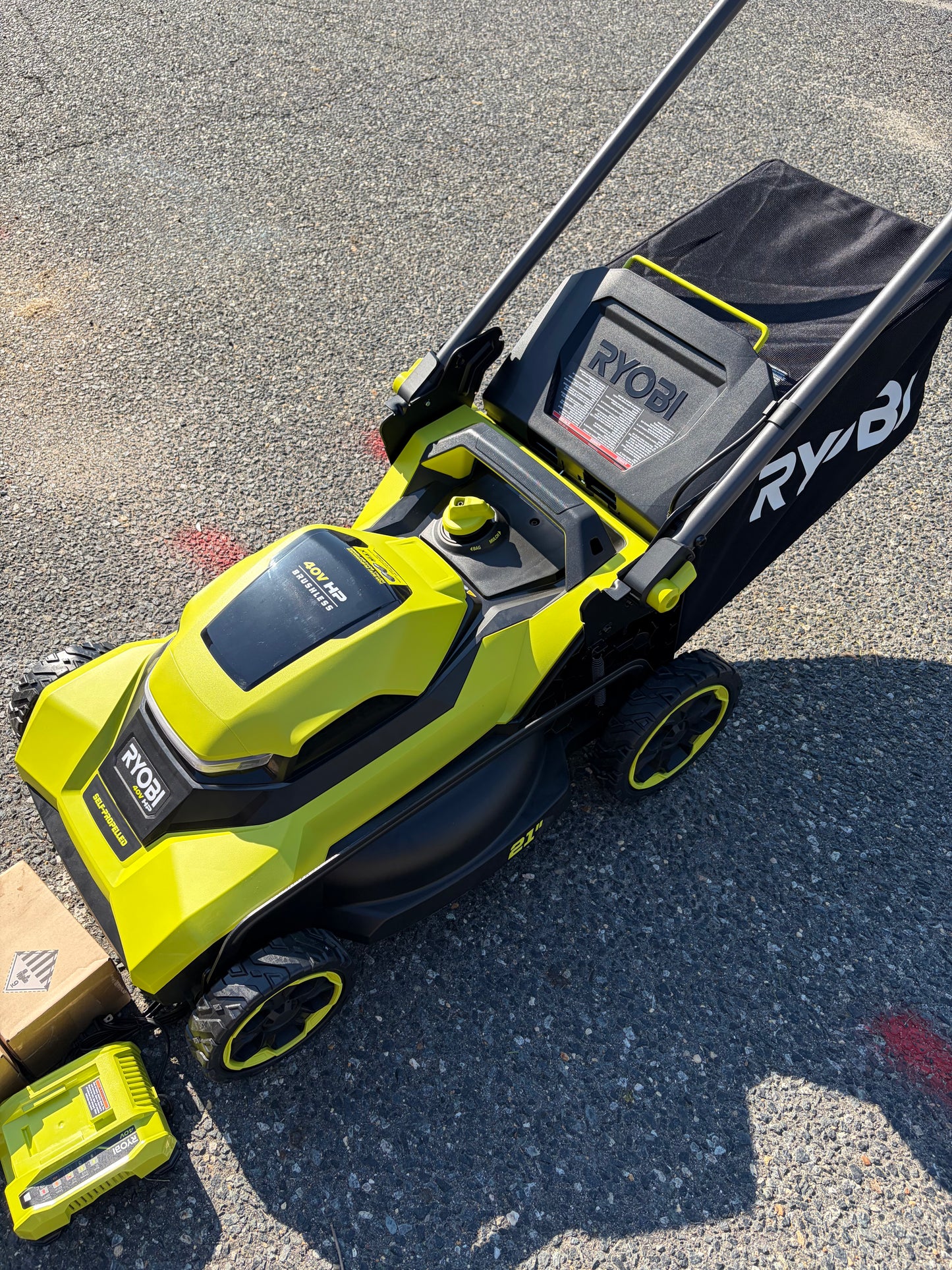 Ryobi 40v HP Brushless 21” RWD Self Propelled Lawn Mower Kit