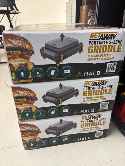 Halo Getaway 20” 2-Zone Portable Gas Griddle