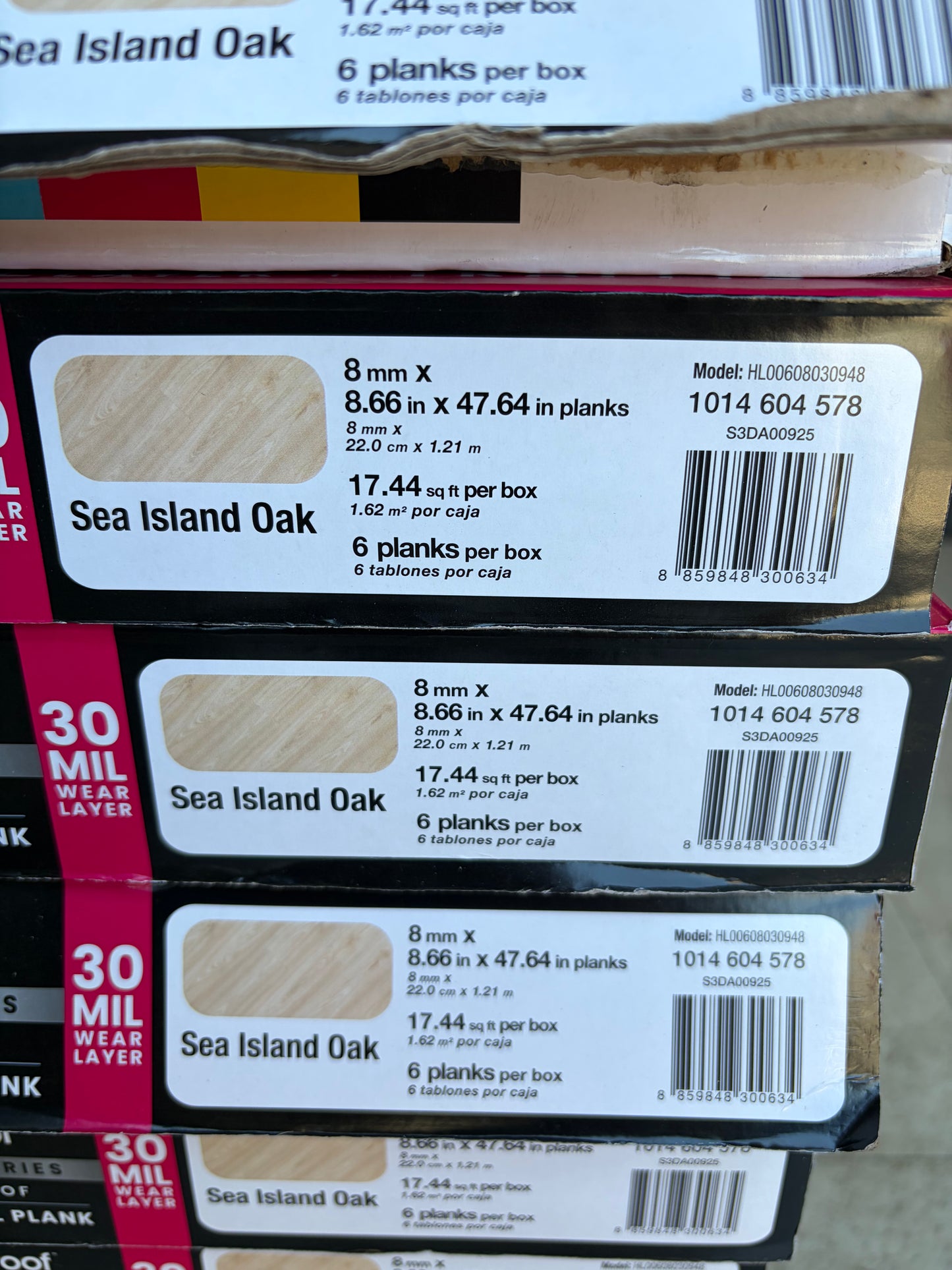 Lifeproof Designer Series Sea Island Oak Click-Lock Luxury Vinyl Flooring