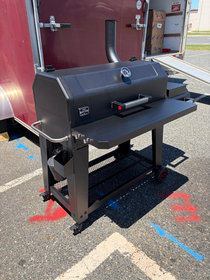 Nexgrill Oakford 1150 Reverse Flow Offset Smoker Charcoal Grill