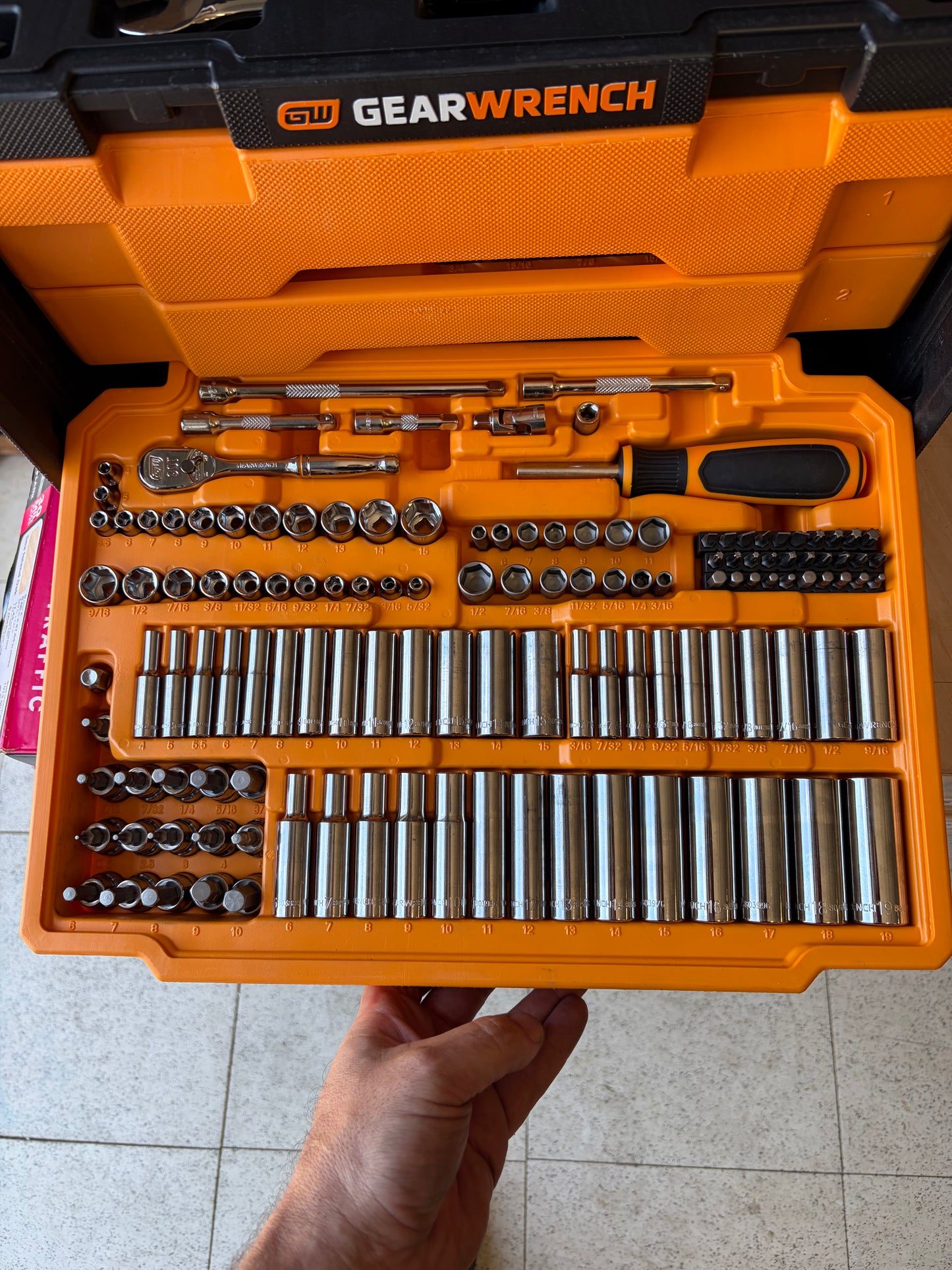 GearWrench 243pc SAE/Metric Mechanics Tool Set w/Box