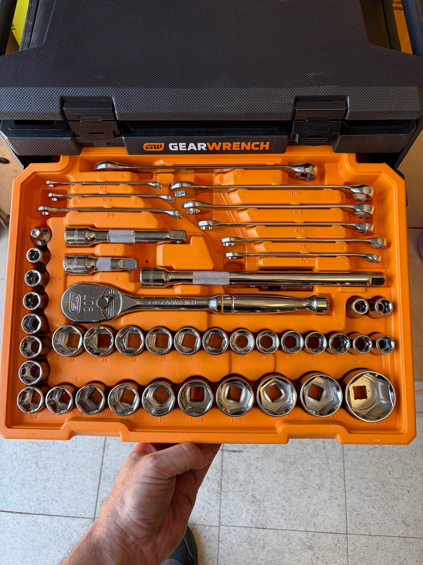 GearWrench 243pc SAE/Metric Mechanics Tool Set w/Box