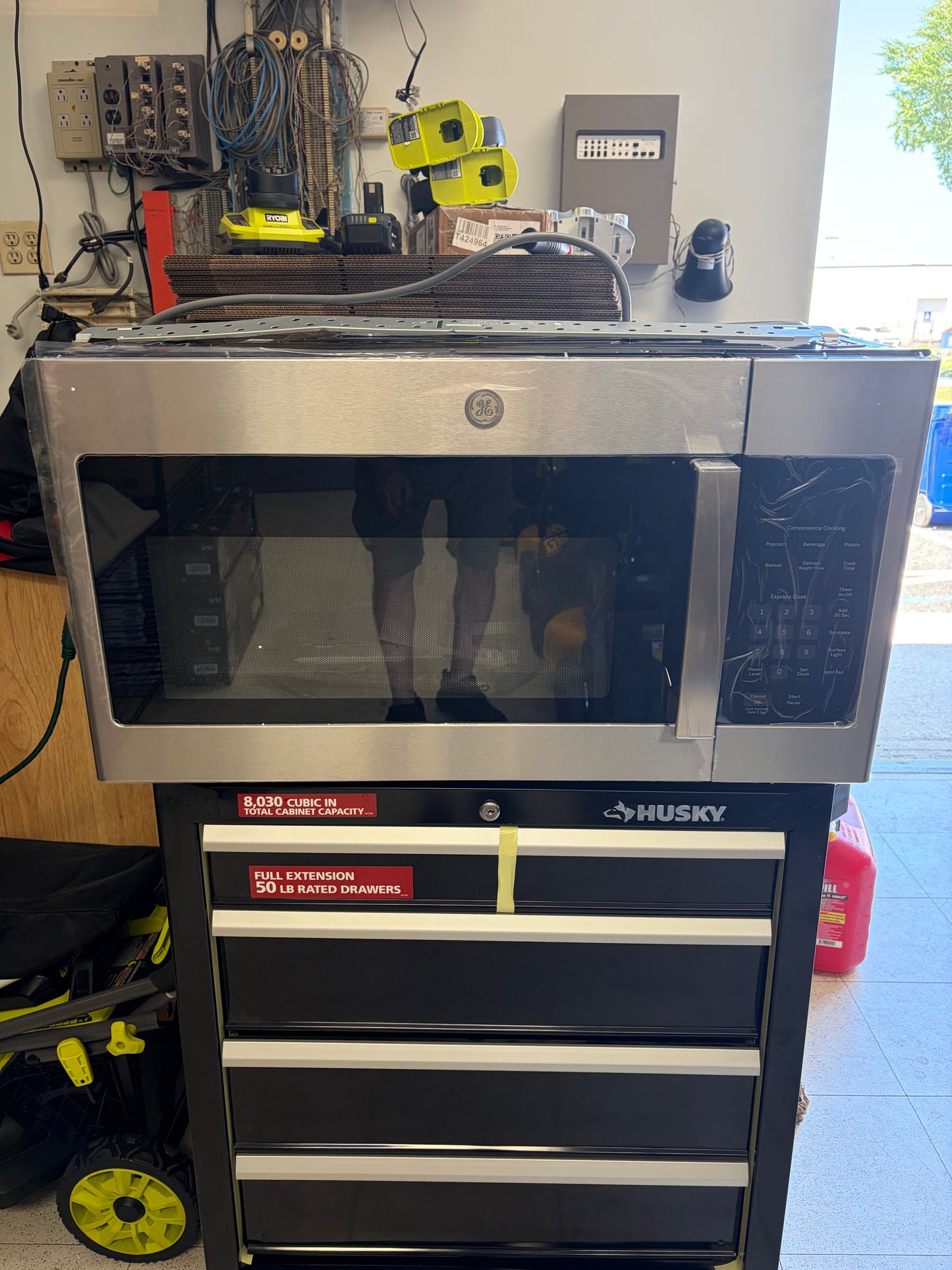 GE 30” 1.6 cu ft Over-the-Range Stainless Steel Microwave