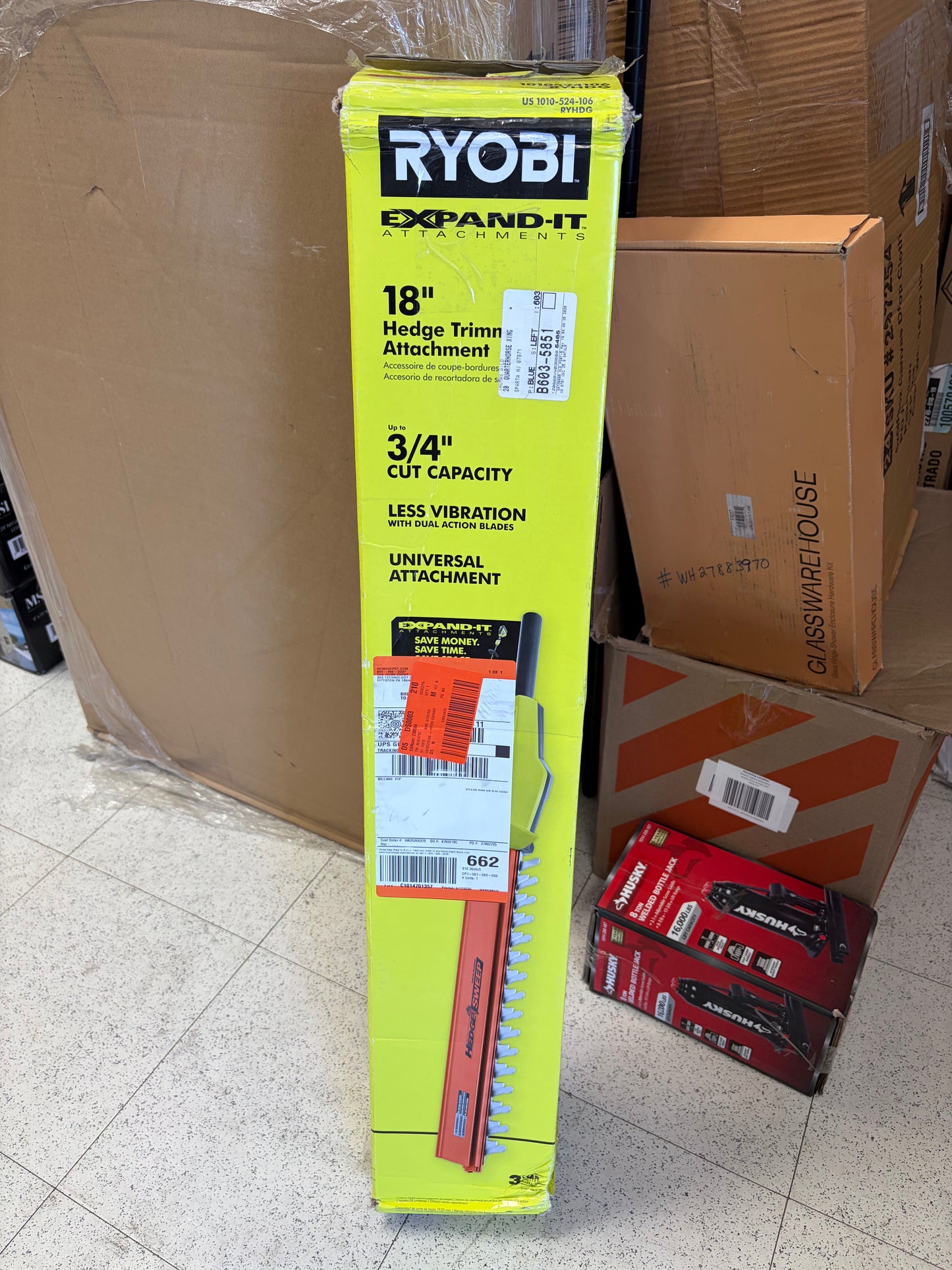 Ryobi Expand-It 18” Universal Hedge Trimmer Attachment