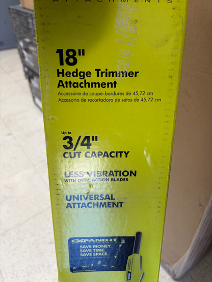 Ryobi Expand-It 18” Universal Hedge Trimmer Attachment