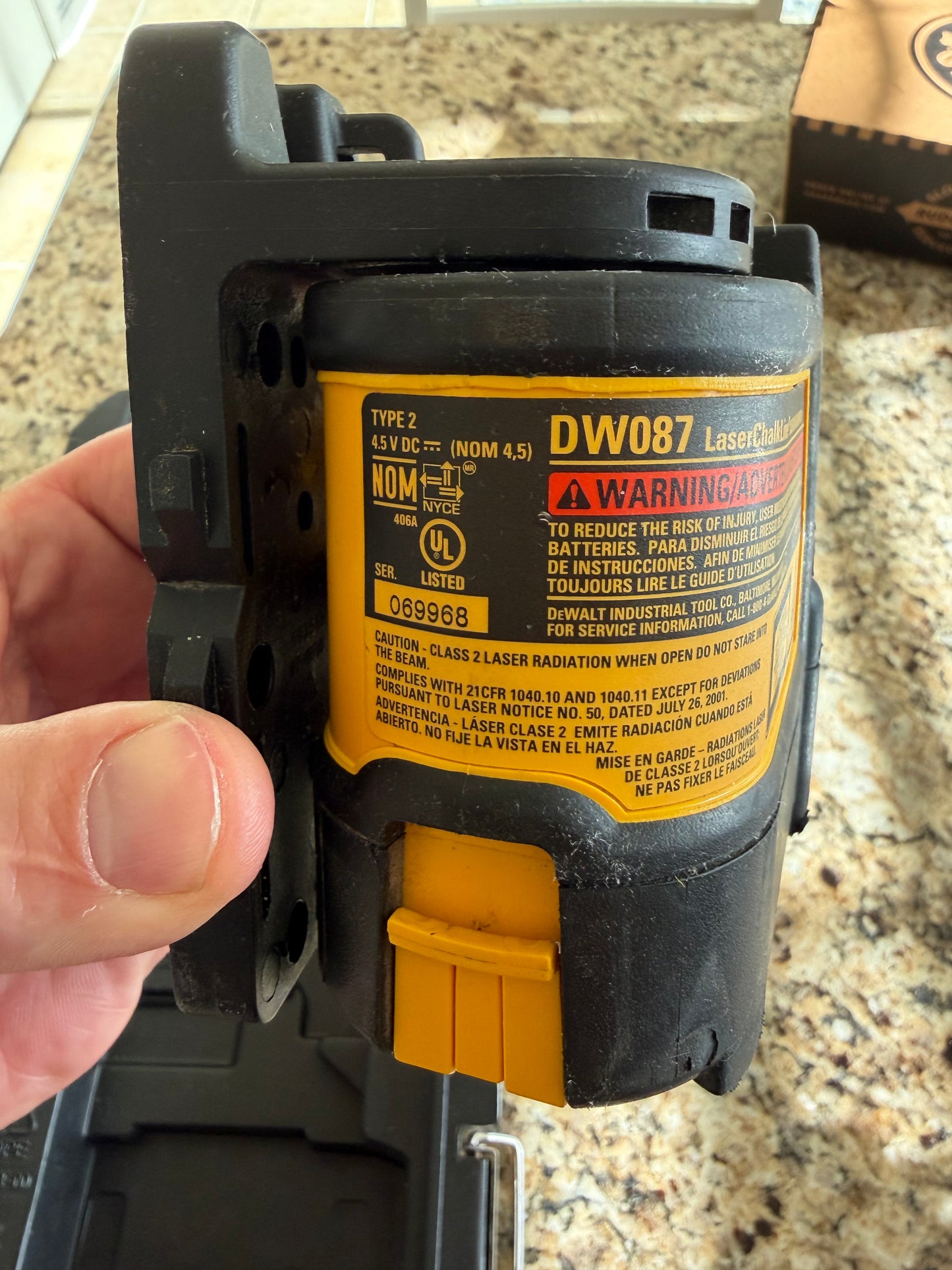 Dewalt DW087 165ft Red Self-Leveling Cross-Line Laser Level