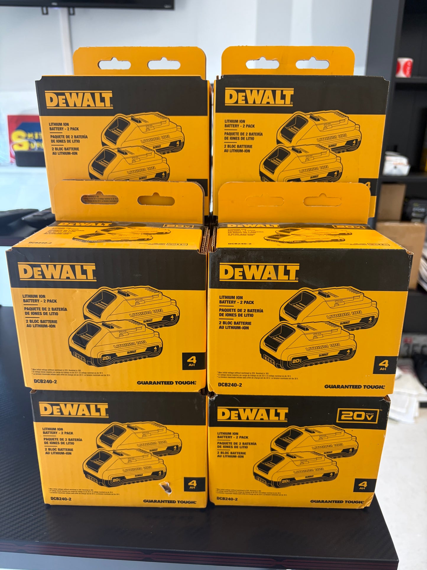 Dewalt 20v Max Compact 4ah Lithium Ion Battery (2-Pack)