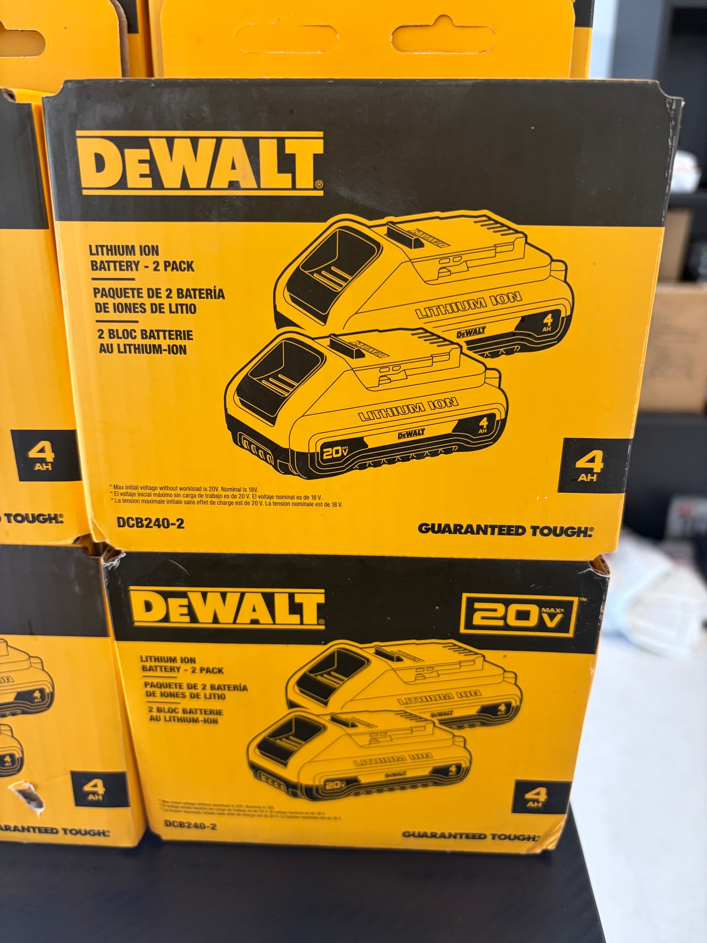 Dewalt 20v Max Compact 4ah Lithium Ion Battery (2-Pack)