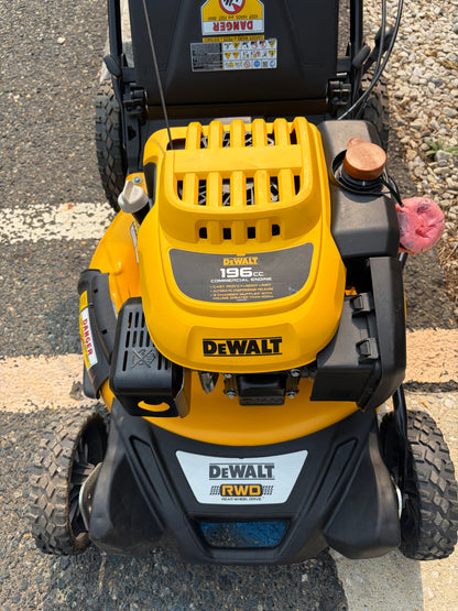 Dewalt 21” 196cc RWD Self Propelled Gas Lawn Mower