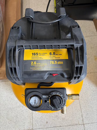 Dewalt 6G 165 PSI Portable Air Compressor