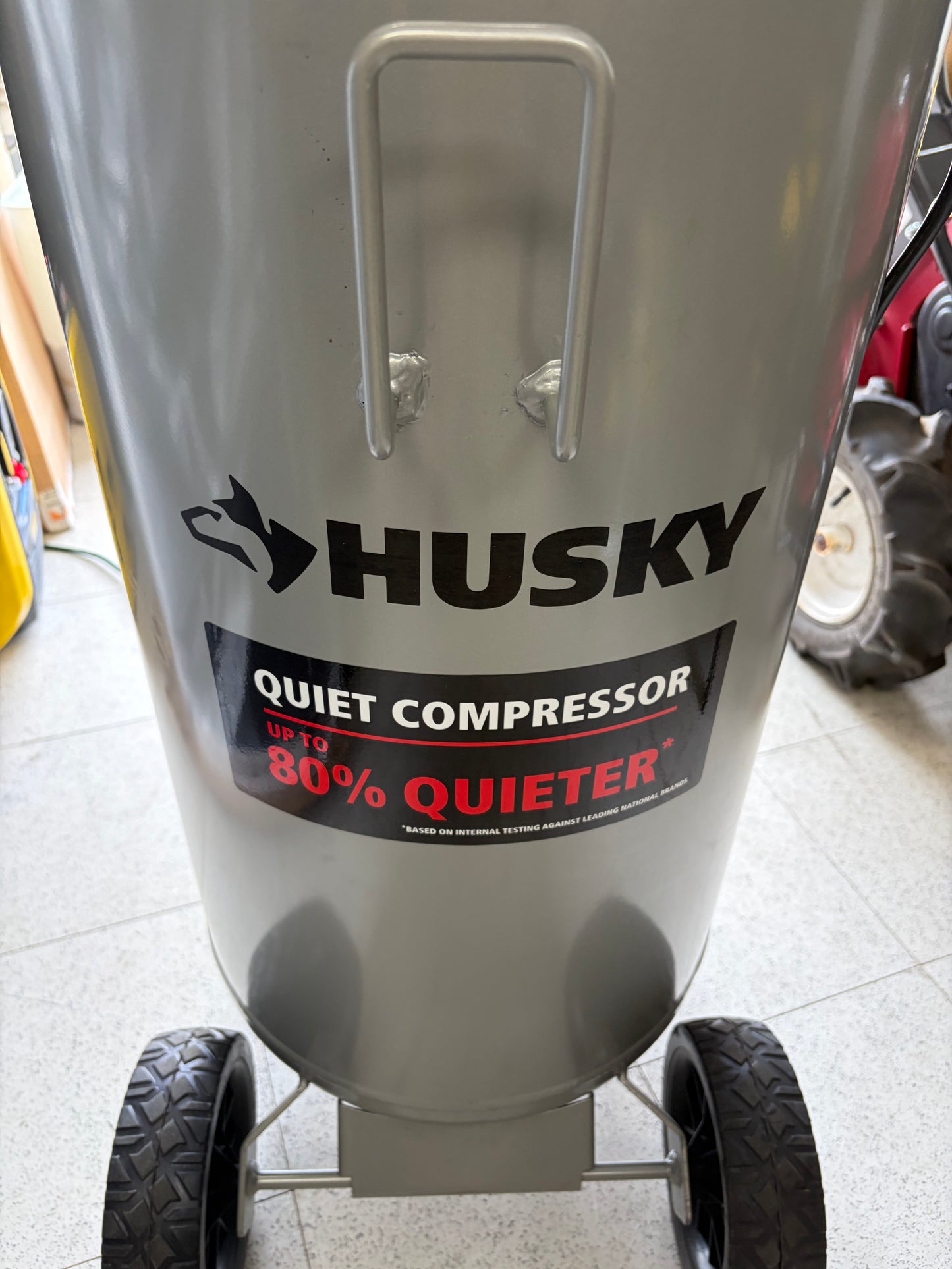 Husky 27G 165 PSI Oil Free Quiet Air Compressor