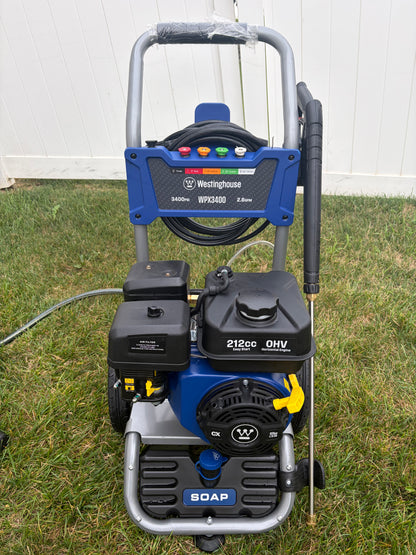 Westinghouse 3400 PSI 2.6 GPM 212cc Gas Pressure Washer