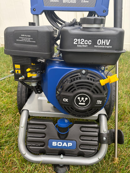Westinghouse 3400 PSI 2.6 GPM 212cc Gas Pressure Washer