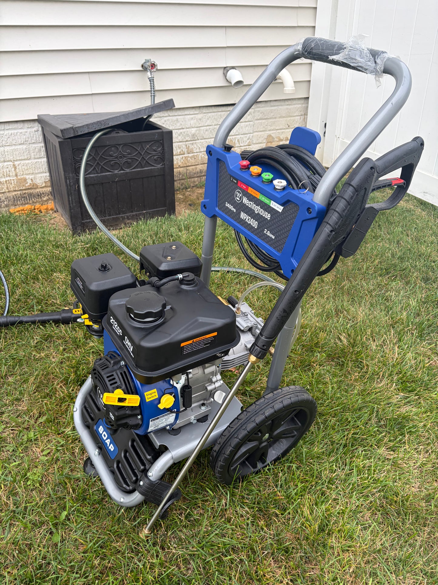 Westinghouse 3400 PSI 2.6 GPM 212cc Gas Pressure Washer