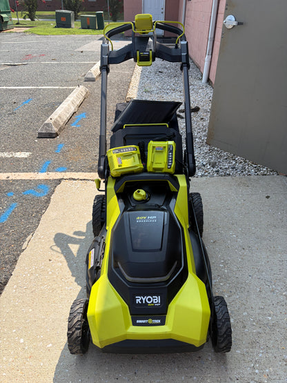Ryobi 40v HP Brushless 21” Dual Blade Self Propelled Lawn Mower Kit