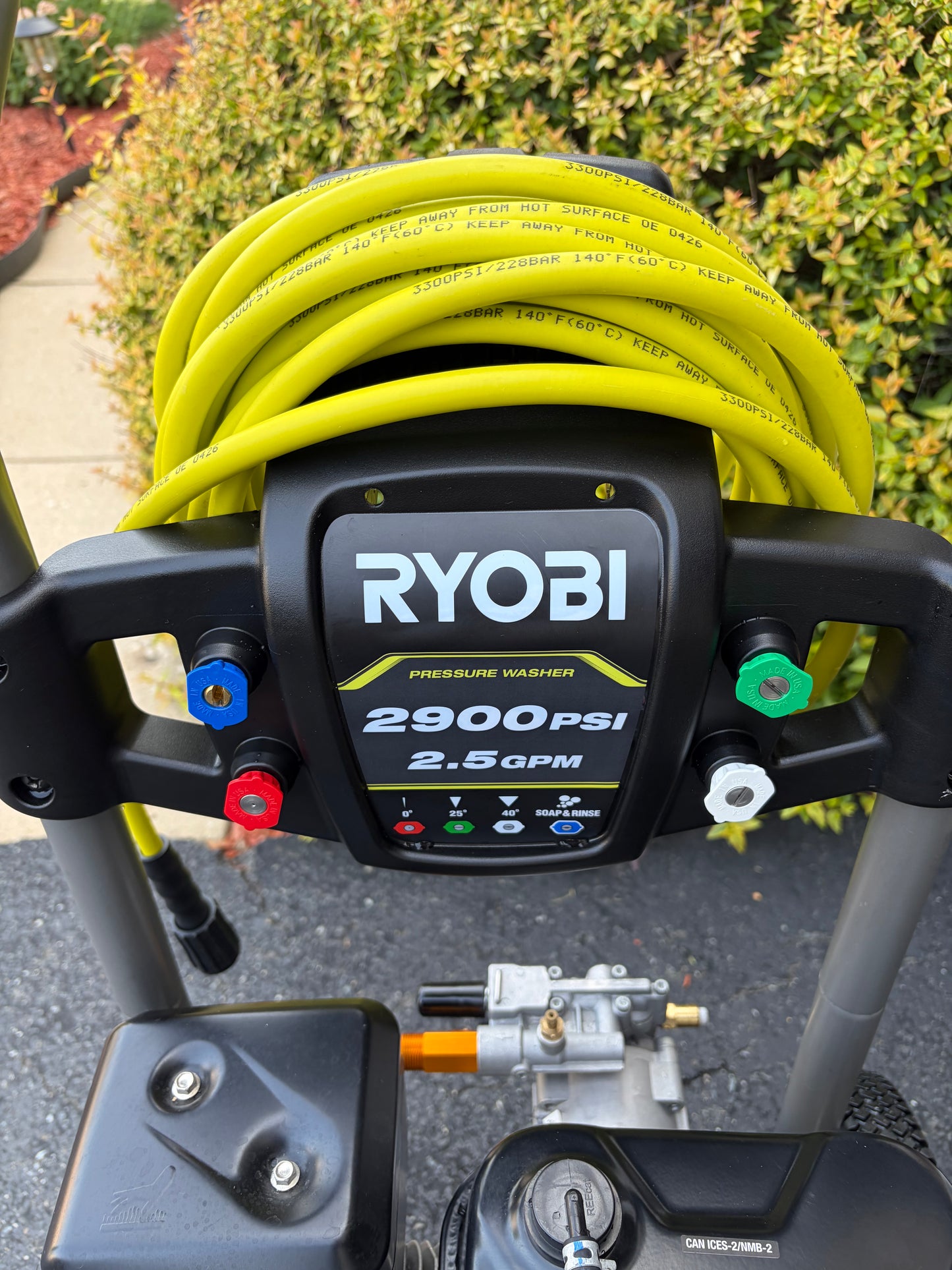 Ryobi 2900 PSI 2.5 GPM 212cc Gas Pressure Washer