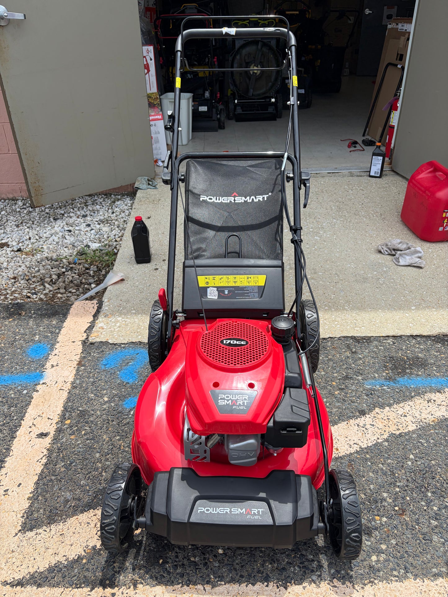 PowerSmart Fuel 21” 170cc RWD Self Propelled Gas Lawn Mower
