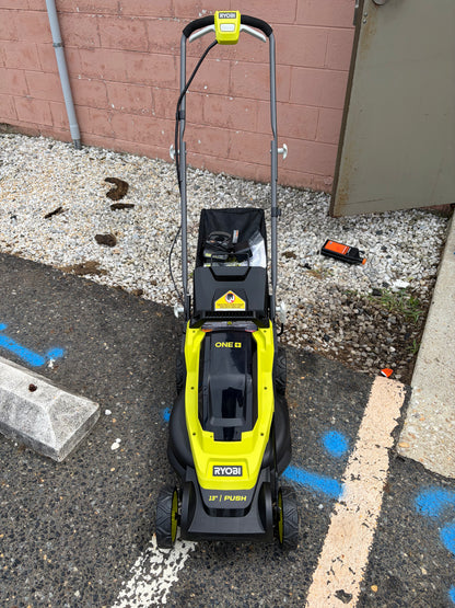 Ryobi One+ 18v 13” PUSH Lawn Mower Kit