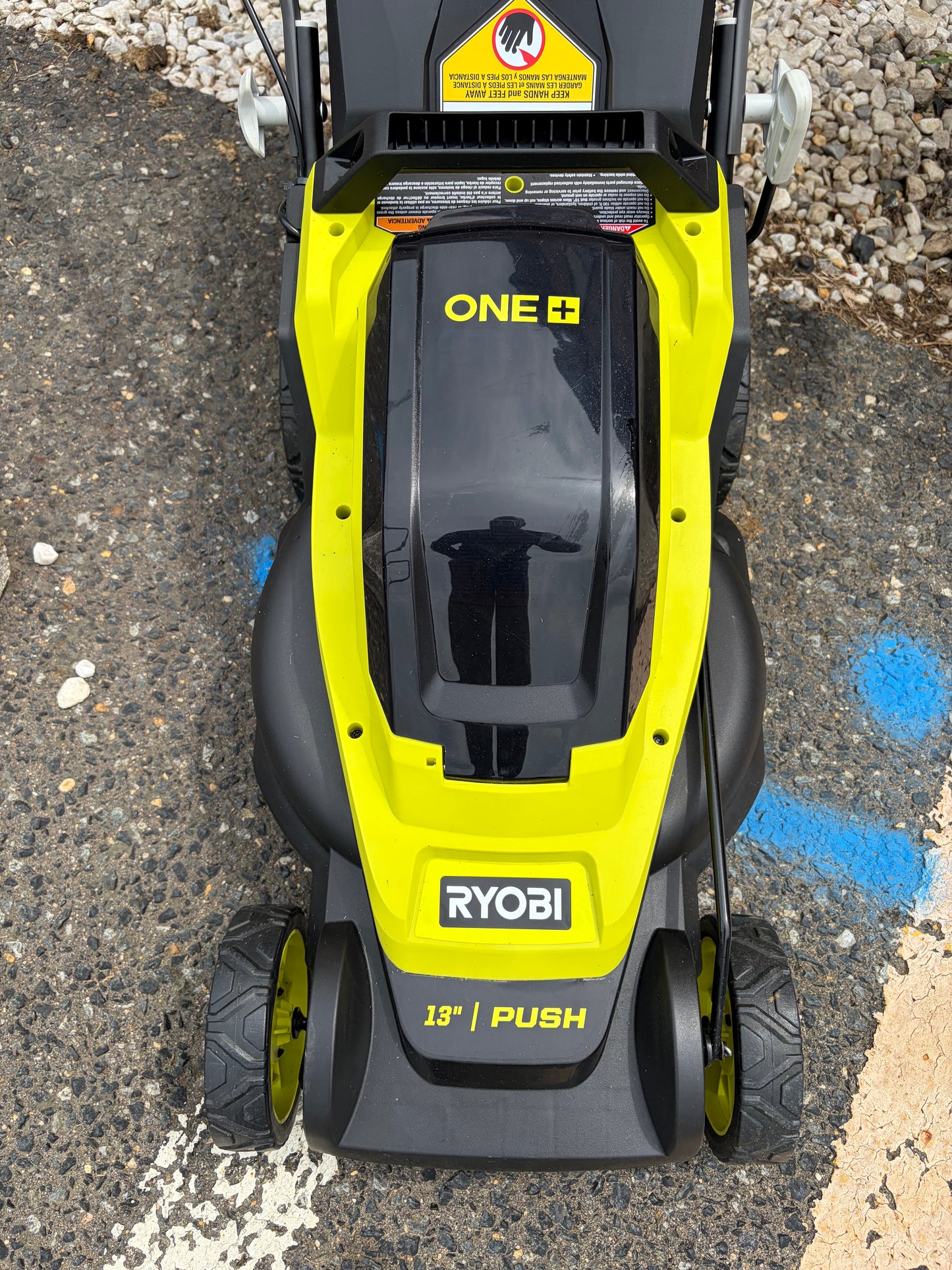 Ryobi One+ 18v 13” PUSH Lawn Mower Kit