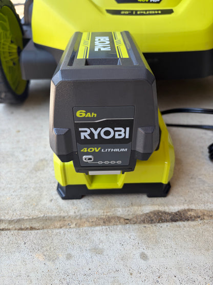 Ryobi 40v HP 20” PUSH Lawn Mower Kit