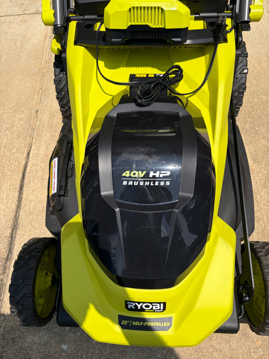 Ryobi 40v HP Brushless 20” RWD Self Propelled Lawn Mower Kit