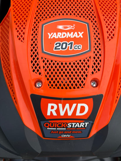 Yardmax 22” 201cc RWD Self Propelled Gas Lawn Mower