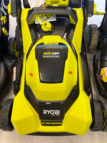 Ryobi 40v HP Brushless 21” RWD Self Propelled Lawn Mower Kit