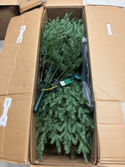 HDC 7.5ft Smart Grand Duchess Twinkling Balsam Fir Pre-Lit LED Christmas Tree